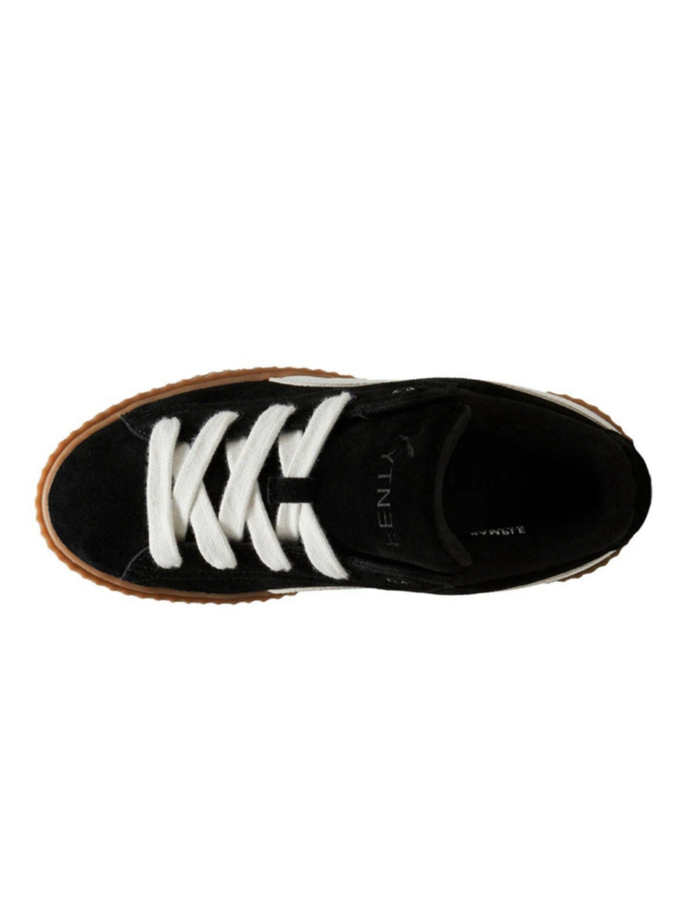 Size 7.5 - Fenty x Puma Creeper Phatty Black Warm White W NEW W/ Extra Laces - Picture 4 of 9